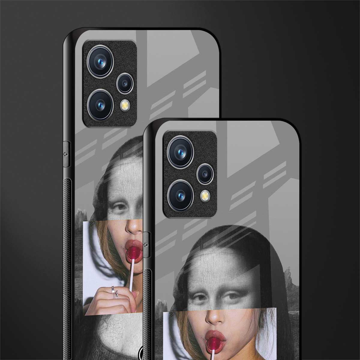 la mona lisa glass case for realme 9 4g image-2