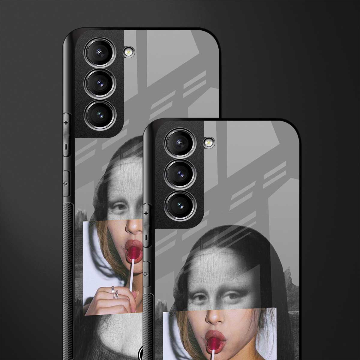 la mona lisa glass case for samsung galaxy s22 5g image-2