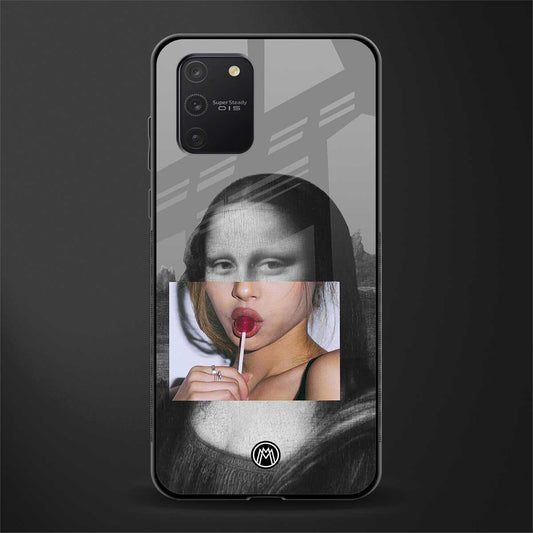 la mona lisa glass case for samsung galaxy a91 image