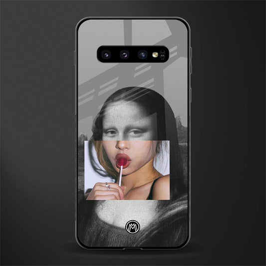 la mona lisa glass case for samsung galaxy s10 image