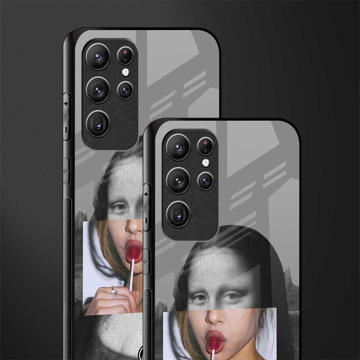 la mona lisa glass case for samsung galaxy s21 ultra image-2