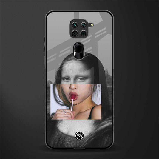 la mona lisa glass case for redmi note 9 image