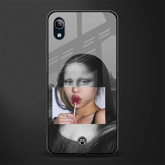 la mona lisa glass case for vivo y1s without fingerprint image