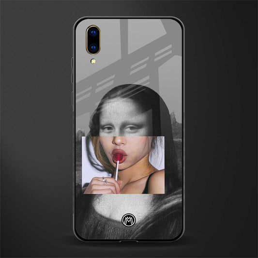 la mona lisa glass case for vivo v11 pro image