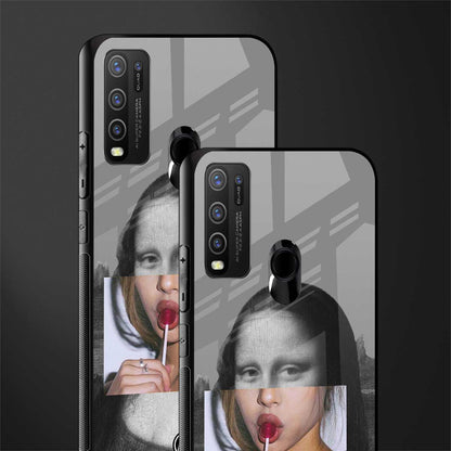 la mona lisa glass case for vivo y50 image-2