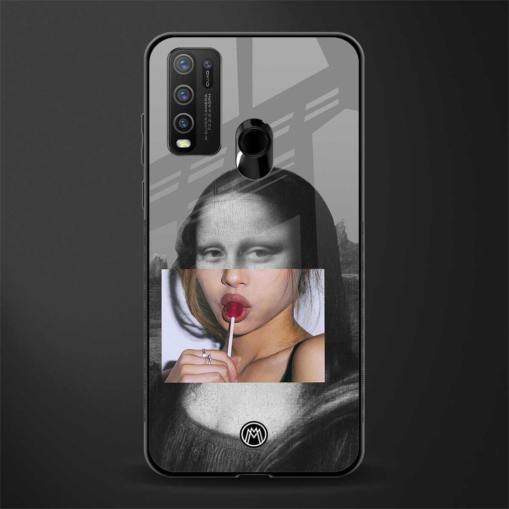 la mona lisa glass case for vivo y30 image