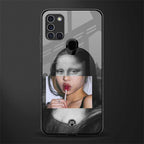 la mona lisa glass case for samsung galaxy a21s image