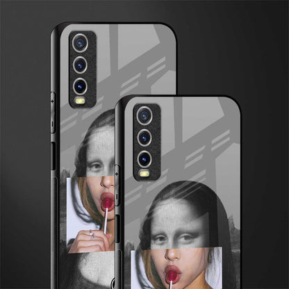 la mona lisa glass case for vivo y12g image-2