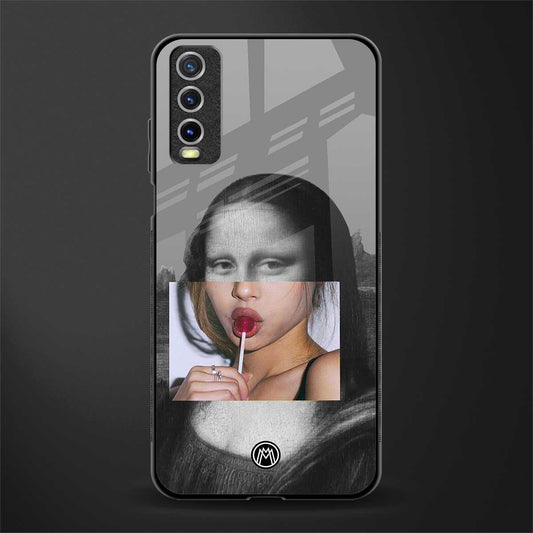 la mona lisa glass case for vivo y12s image