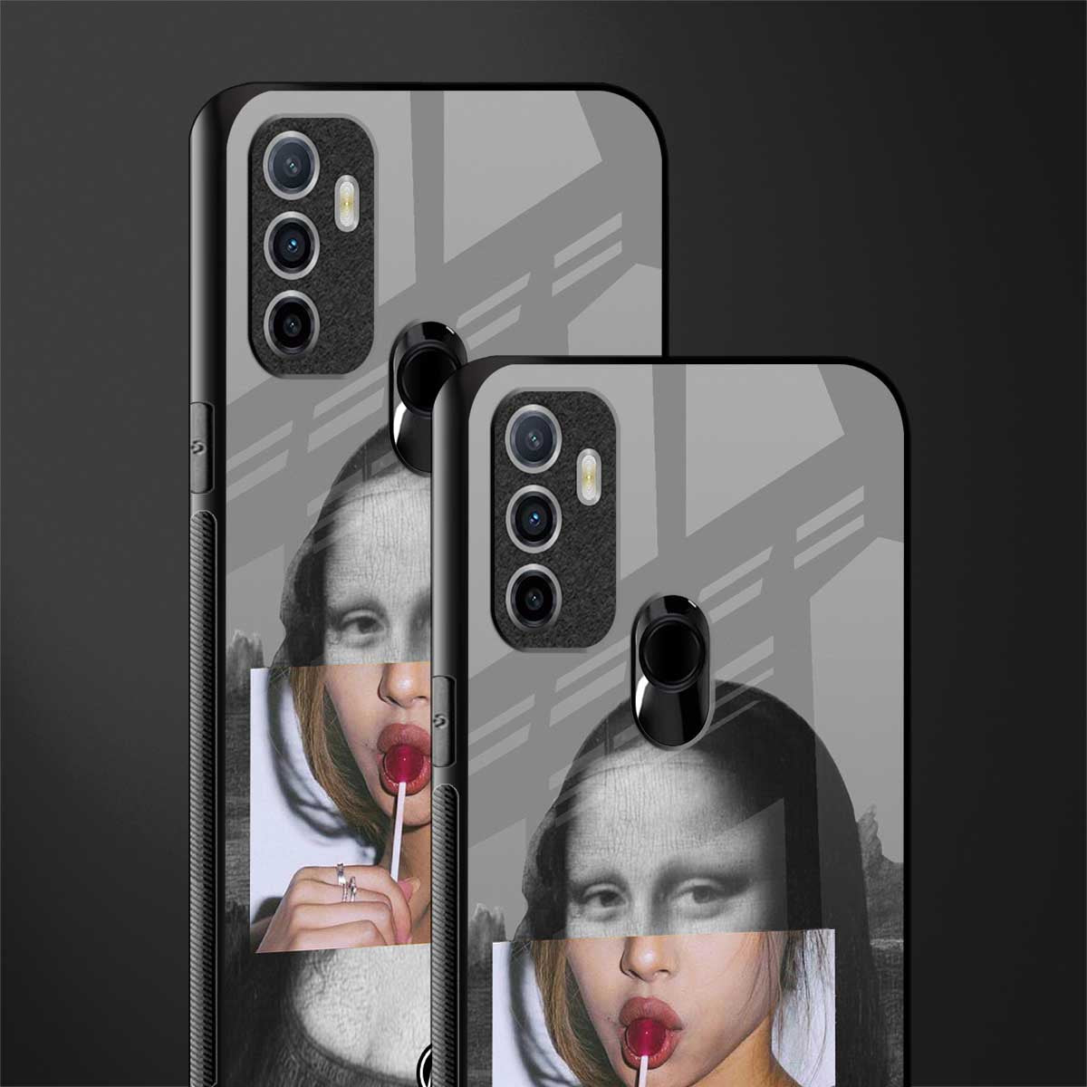 la mona lisa glass case for oppo a53 image-2