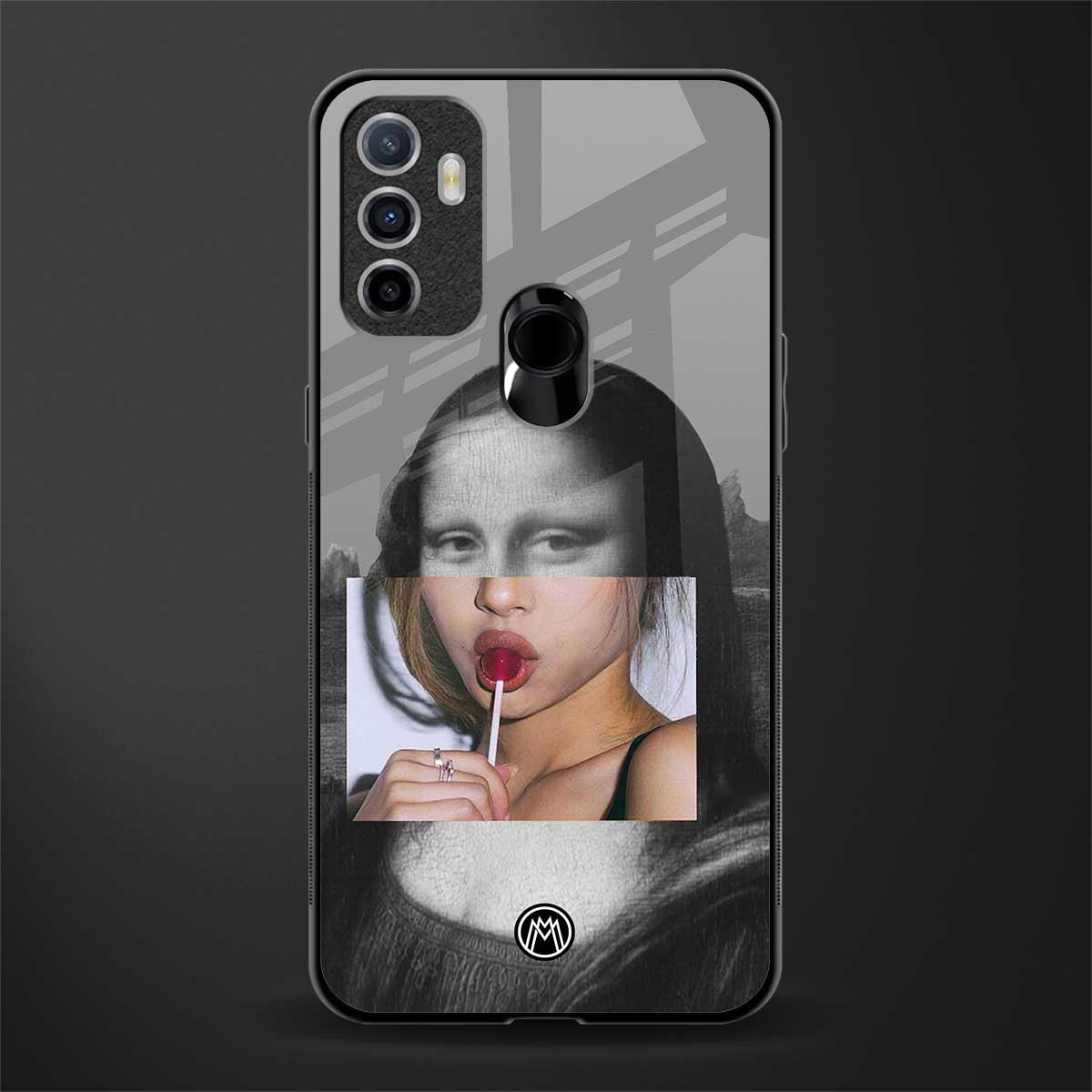 la mona lisa glass case for oppo a53 image