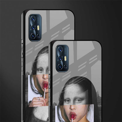 la mona lisa glass case for vivo v17 image-2