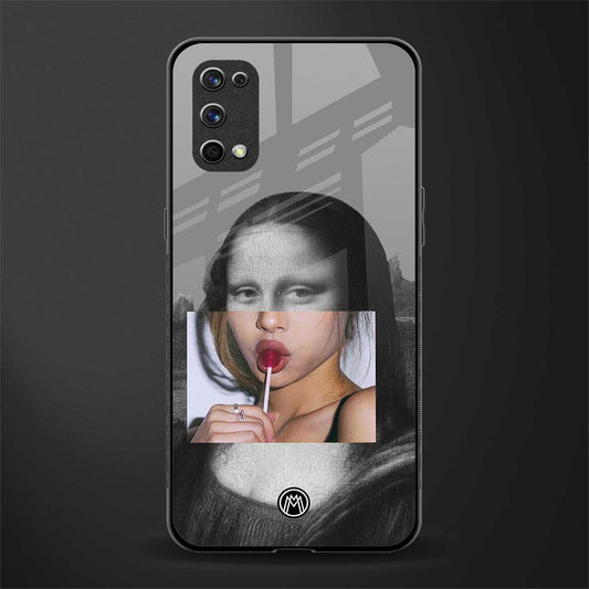 la mona lisa glass case for realme x7 pro image