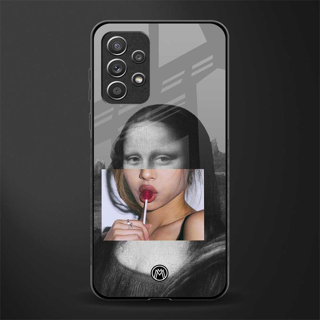 la mona lisa glass case for samsung galaxy a72 image