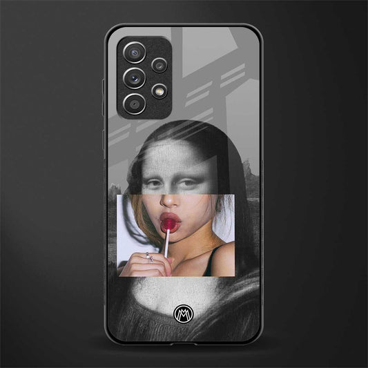 la mona lisa glass case for samsung galaxy a72 image