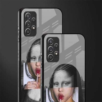 la mona lisa glass case for samsung galaxy a32 4g image-2