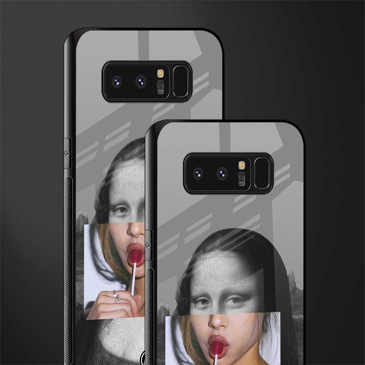 la mona lisa glass case for samsung galaxy note 8 image-2