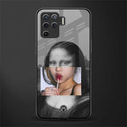 la mona lisa glass case for oppo f19 pro image