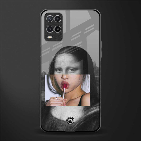 la mona lisa glass case for oppo a54 image