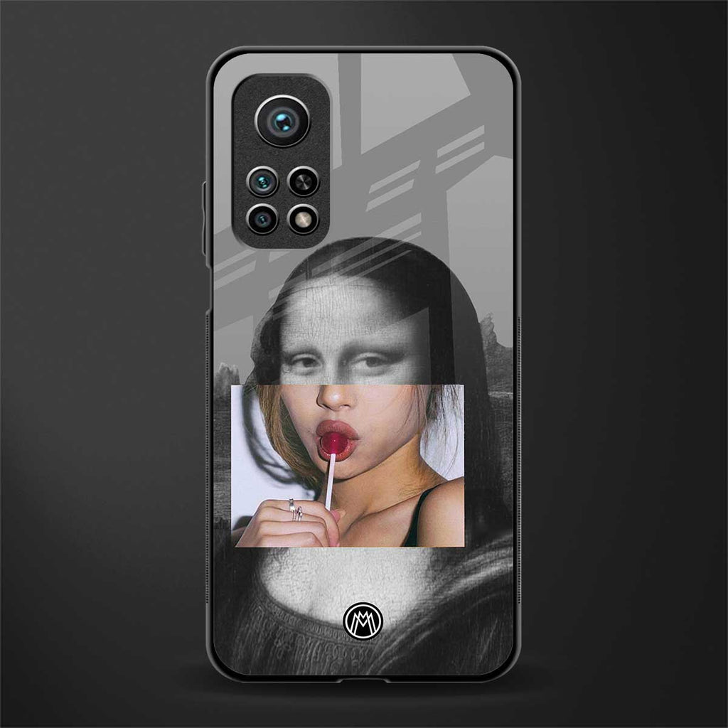 la mona lisa glass case for mi 10t 5g image