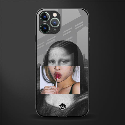 la mona lisa glass case for iphone 11 pro image