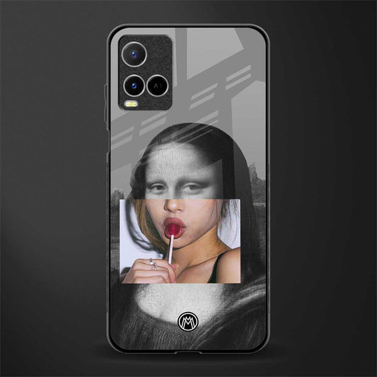 la mona lisa glass case for vivo y21 image