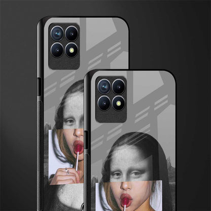 la mona lisa glass case for realme 8i image-2