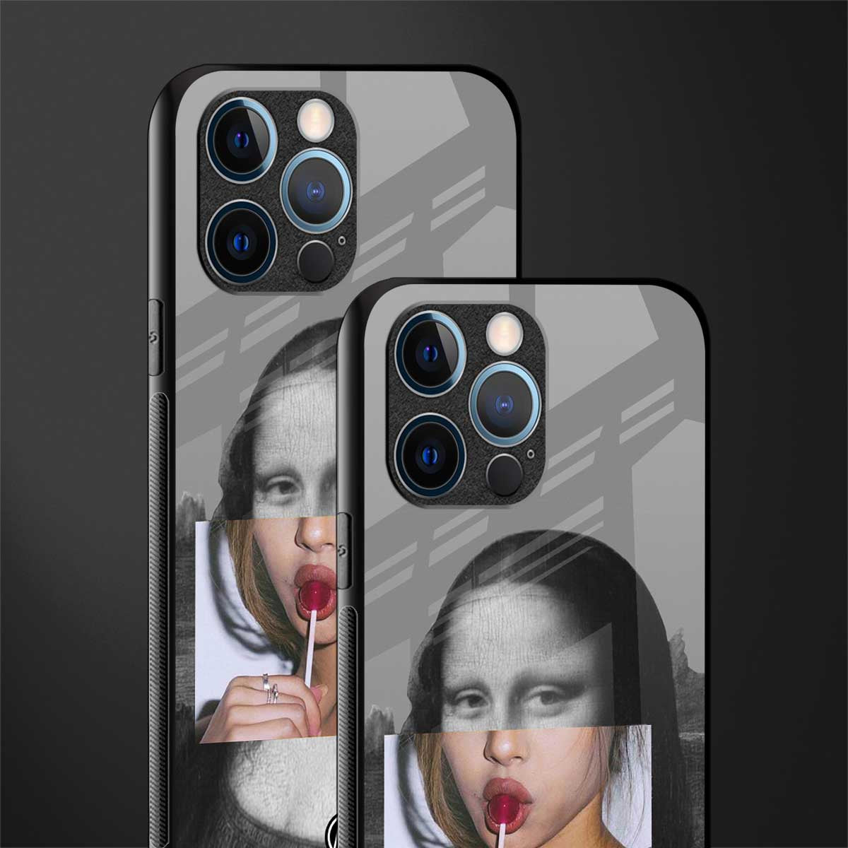 la mona lisa glass case for iphone 12 pro image-2