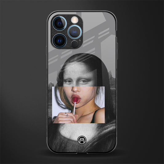 la mona lisa glass case for iphone 14 pro image