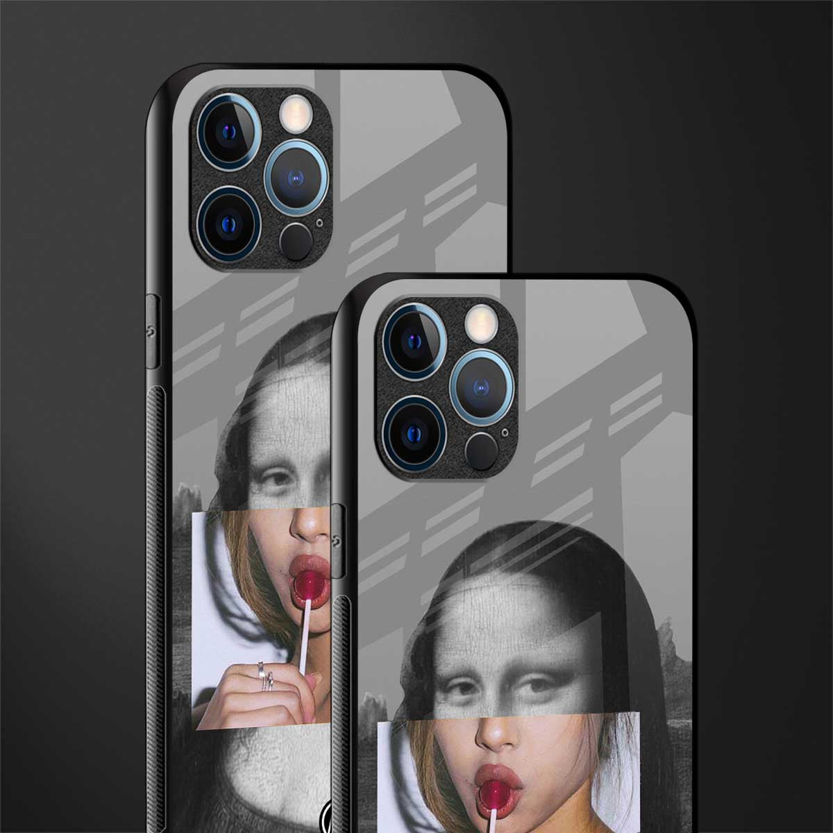 la mona lisa glass case for iphone 12 pro max image-2
