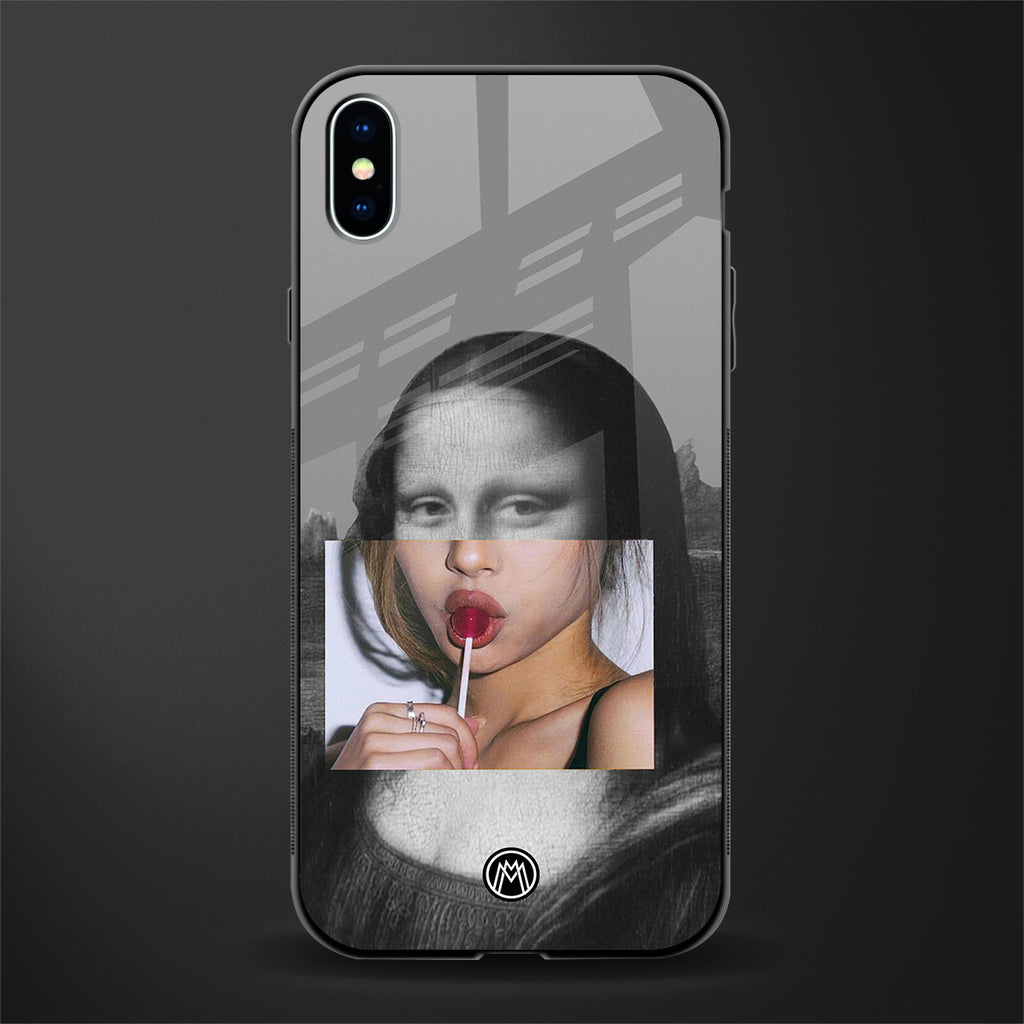 la mona lisa glass case for iphone xs max image