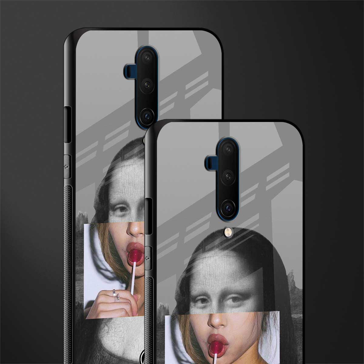 la mona lisa glass case for oneplus 7t pro image-2