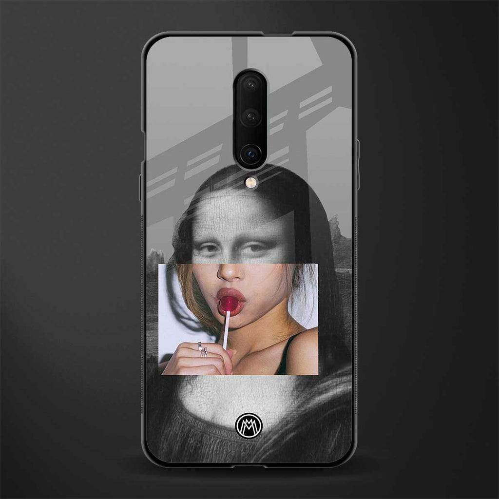 la mona lisa glass case for oneplus 7 pro image