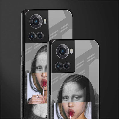 la mona lisa back phone cover | glass case for oneplus 10r 5g