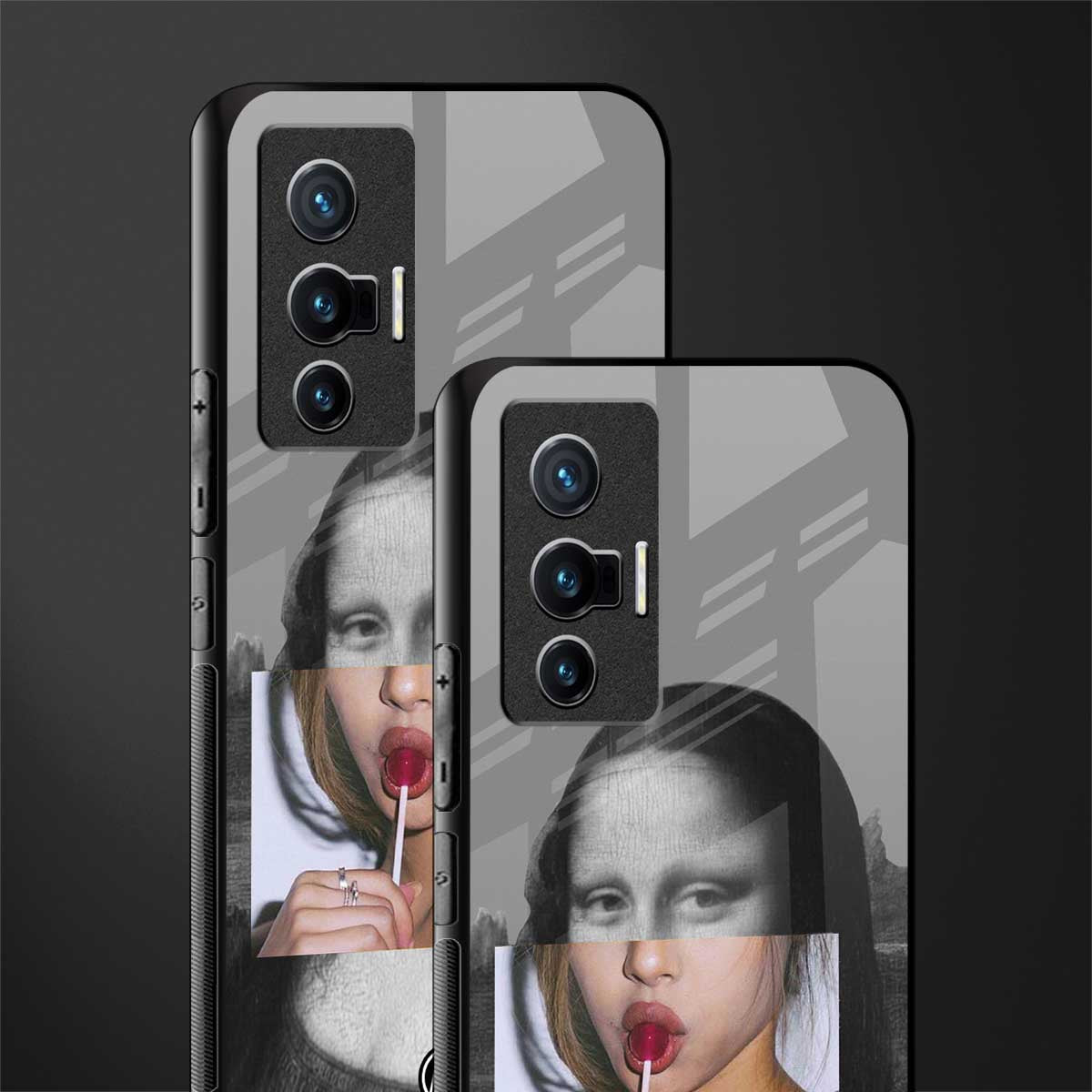 la mona lisa glass case for vivo x70 image-2