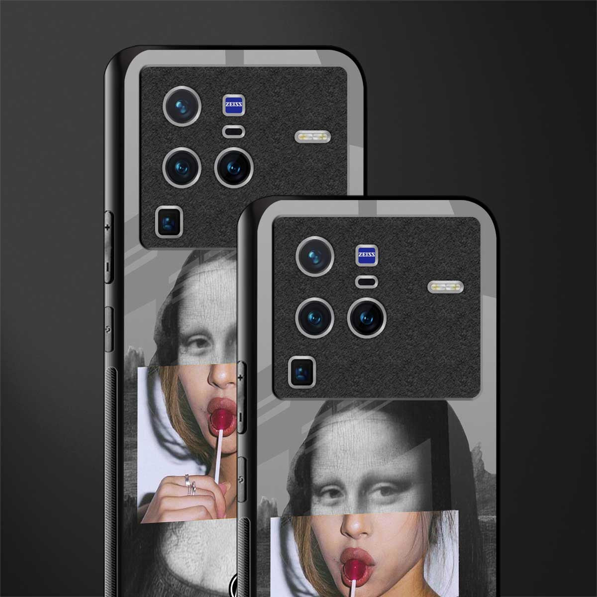 la mona lisa glass case for vivo x80 pro 5g image-2