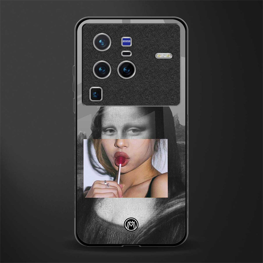 la mona lisa glass case for vivo x80 pro 5g image