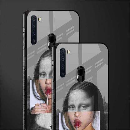 la mona lisa glass case for samsung a21 image-2