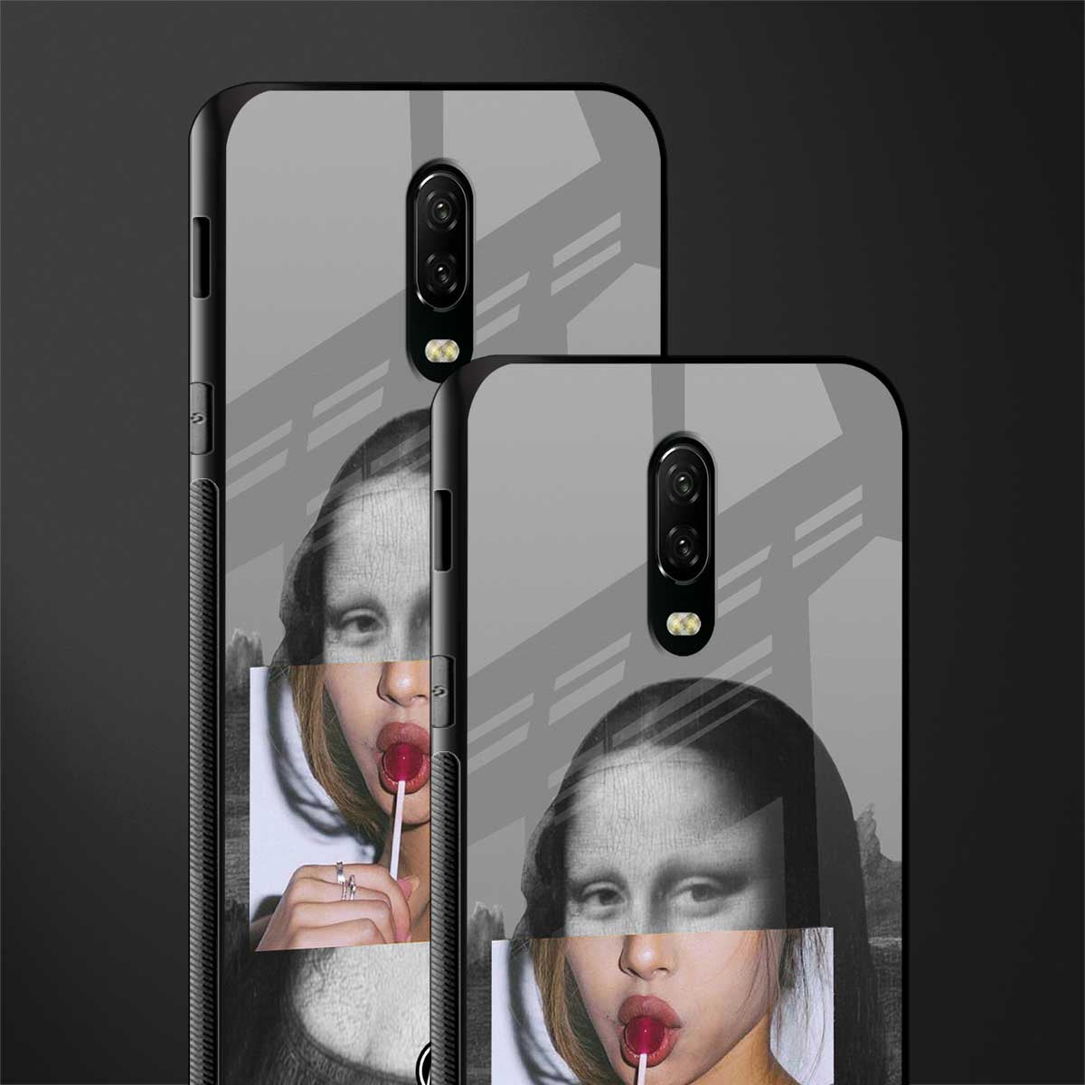 la mona lisa glass case for oneplus 6t image-2