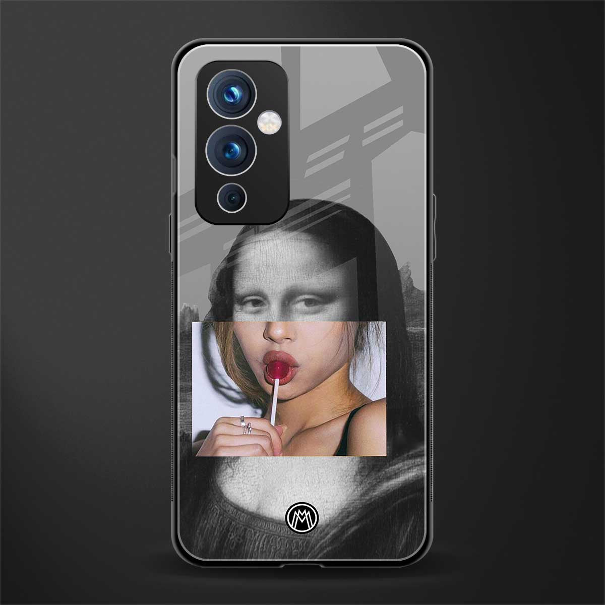 la mona lisa back phone cover | glass case for oneplus 9