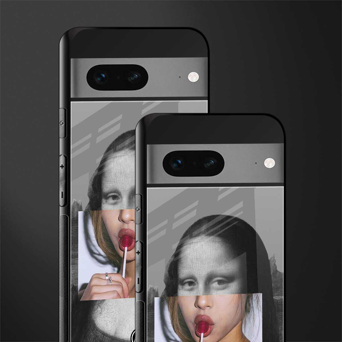 la mona lisa back phone cover | glass case for google pixel 7