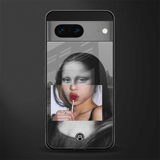 la mona lisa back phone cover | glass case for google pixel 7