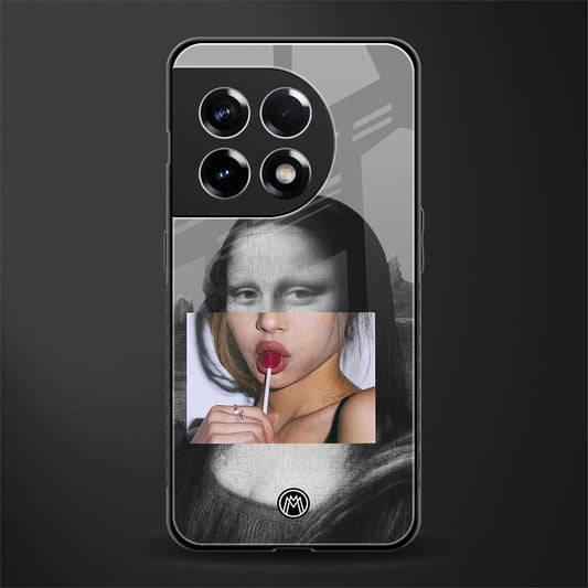 la mona lisa back phone cover | glass case for oneplus 11r