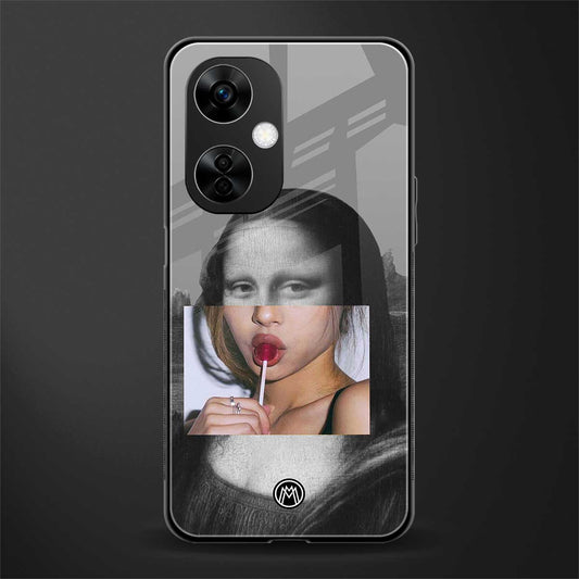 la mona lisa back phone cover | glass case for oneplus nord ce 3 lite