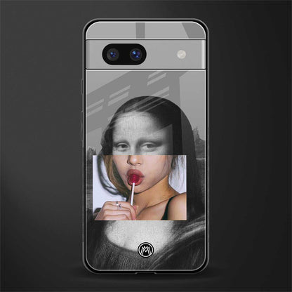 la mona lisa back phone cover | glass case for Google Pixel 7A