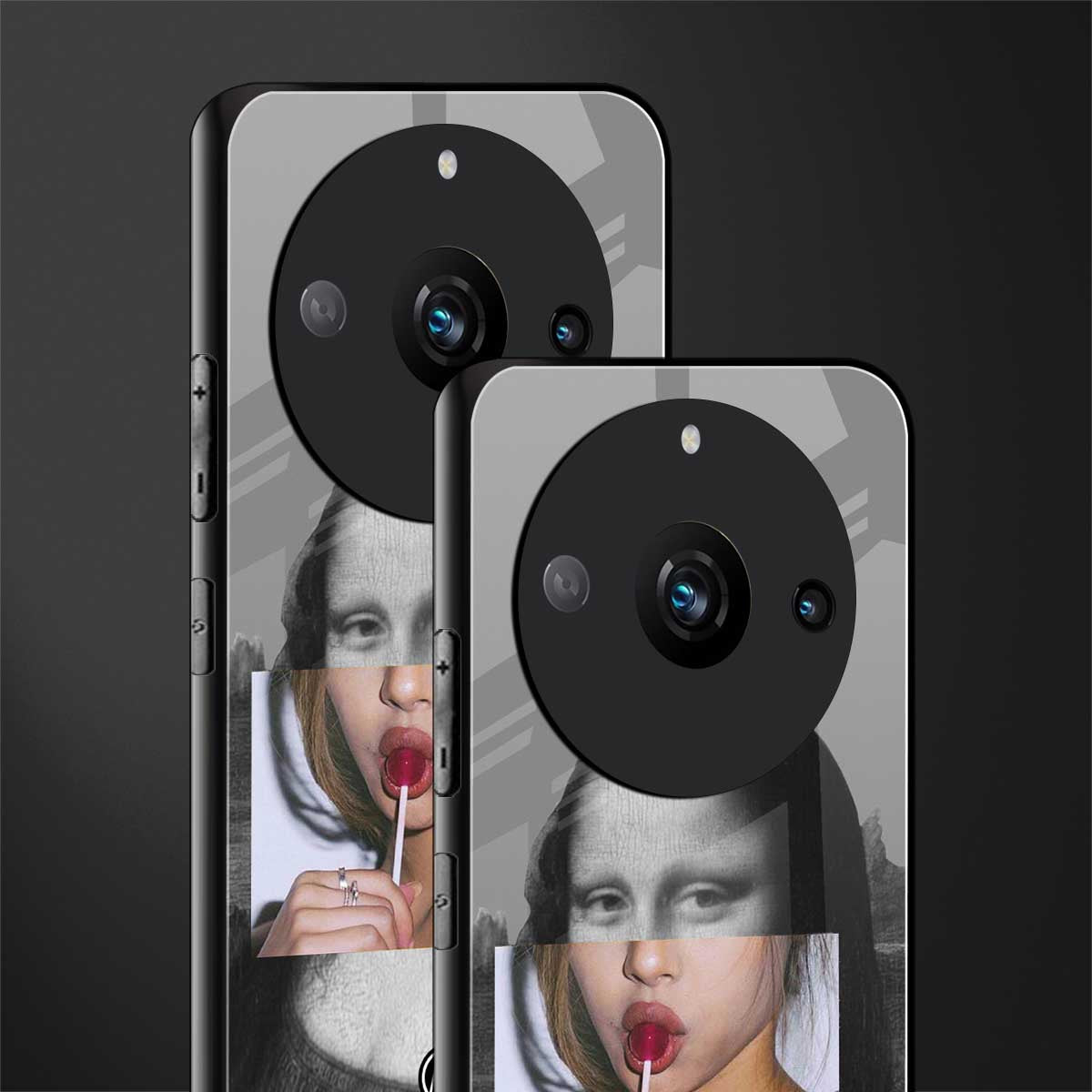 la mona lisa back phone cover | glass case for realme 11 pro 5g