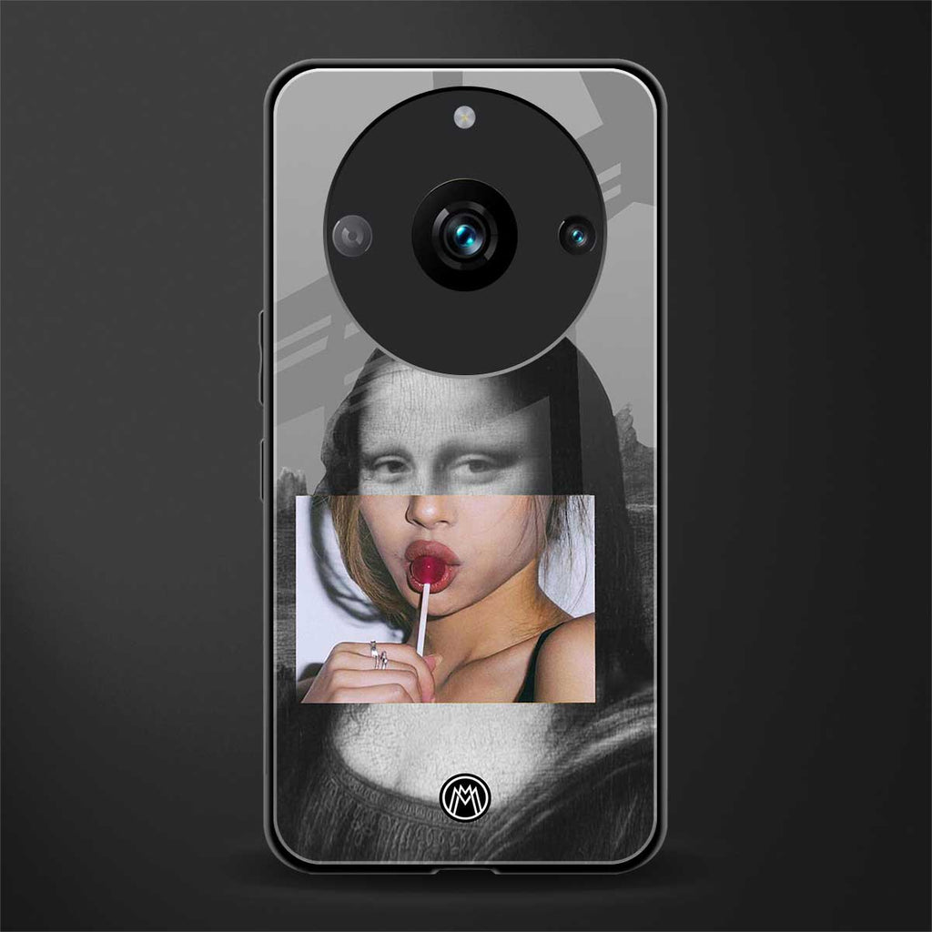 la mona lisa back phone cover | glass case for realme 11 pro 5g