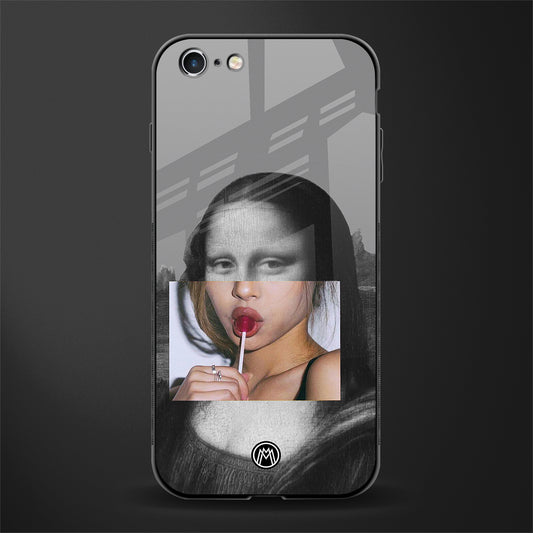 la mona lisa glass case for iphone 6s image