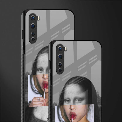 la mona lisa glass case for oneplus nord ac2001 image-2
