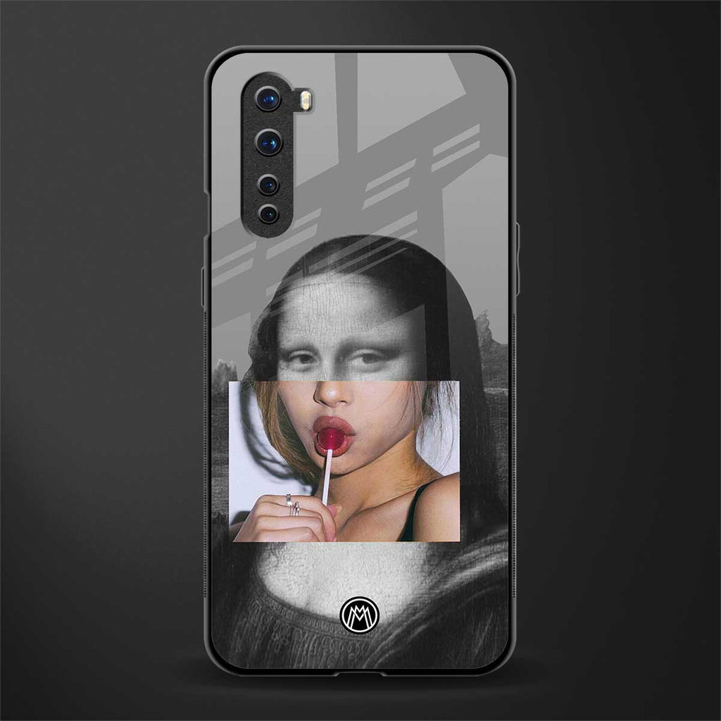 la mona lisa glass case for oneplus nord ac2001 image